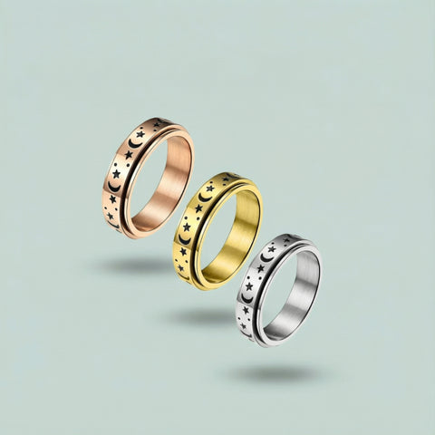 Night Sky Anxiety Ring