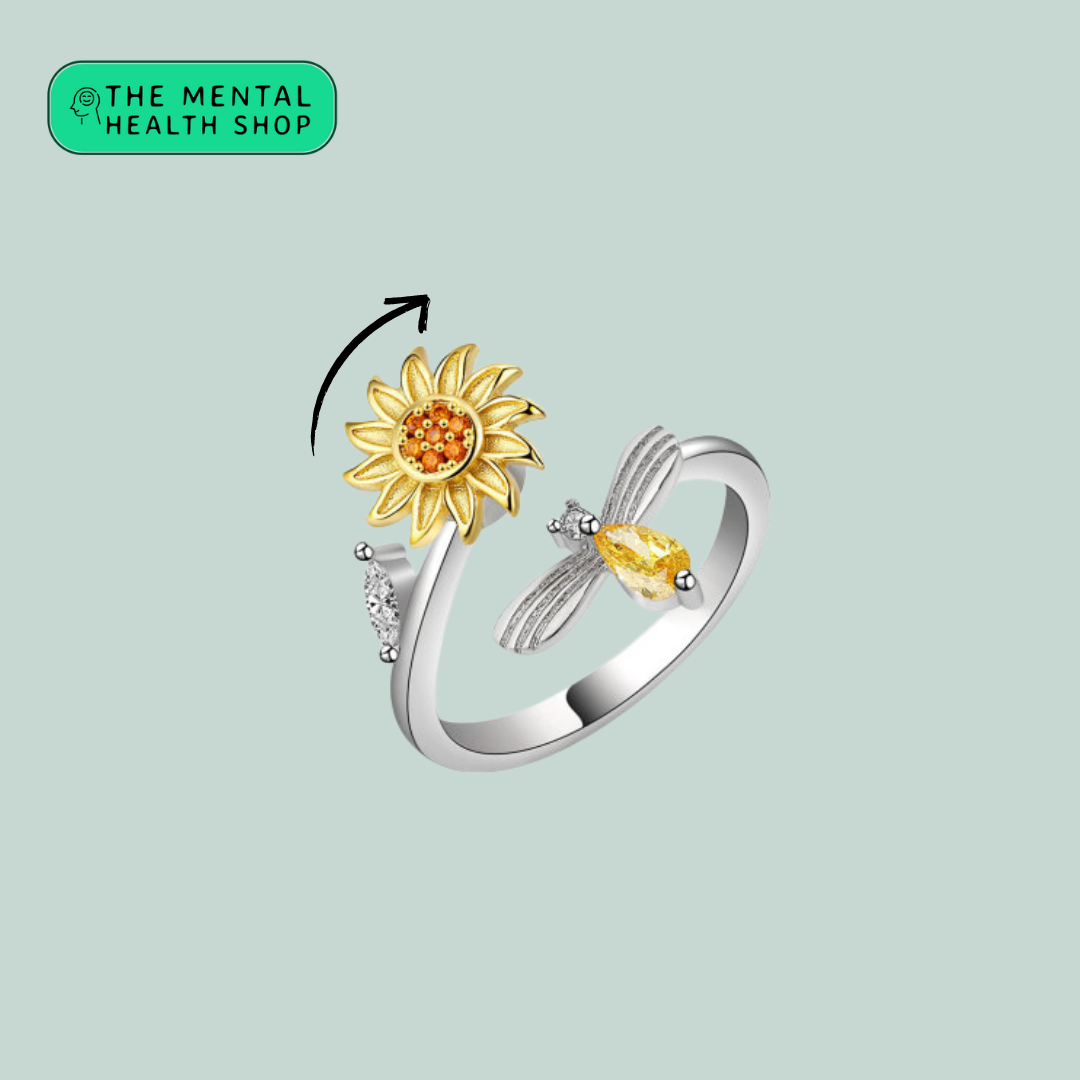 Sunflower Anxiety Ring