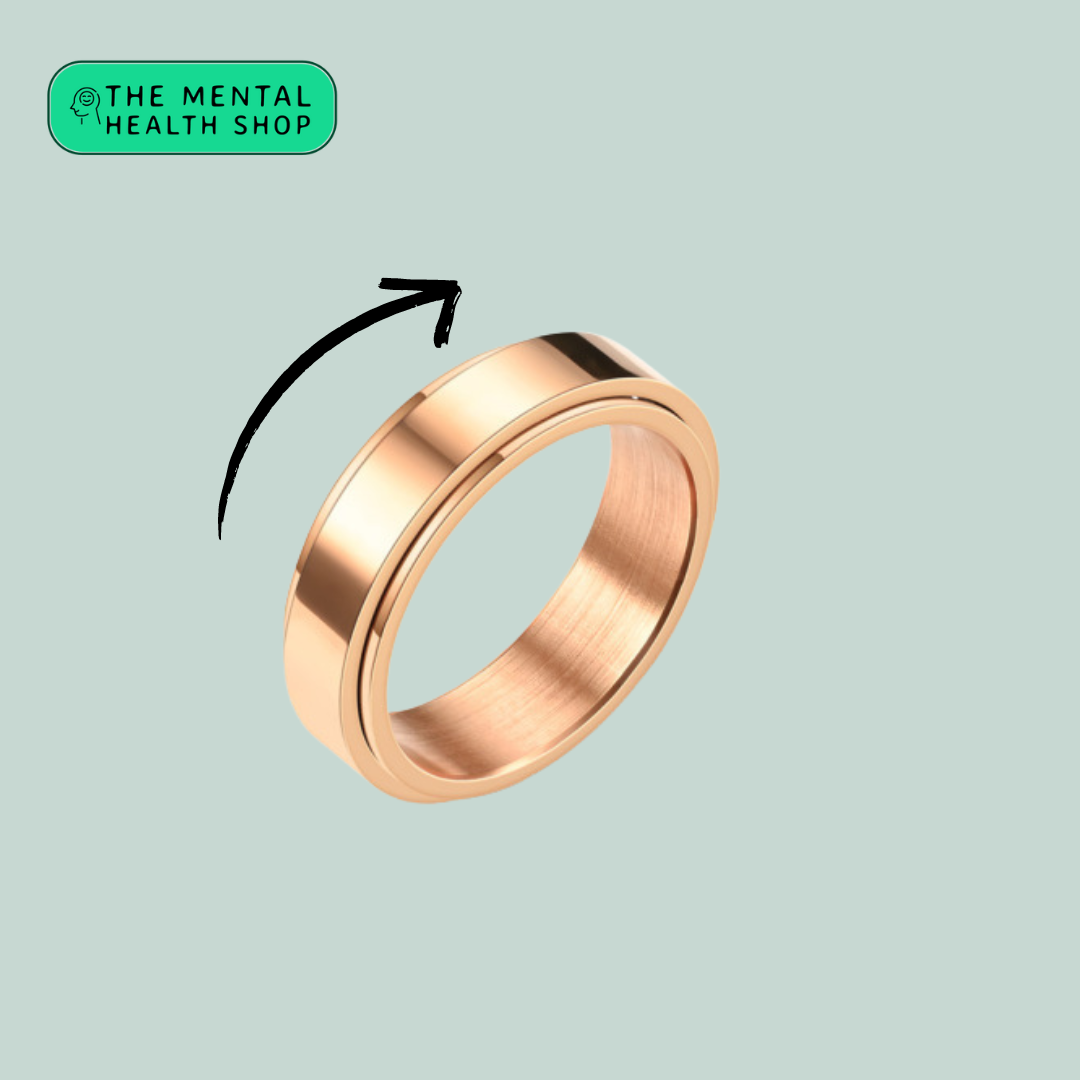 Minimalist Anxiety ring - Rose Gold