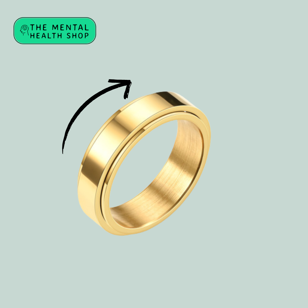 Minimalist Anxiety ring - Gold