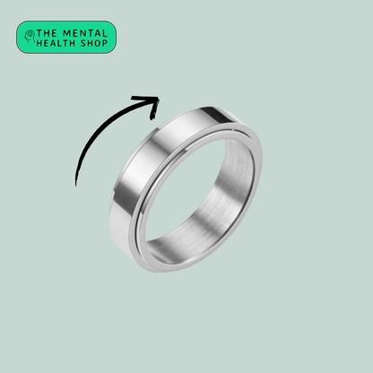 Minimalist Anxiety ring - Silver